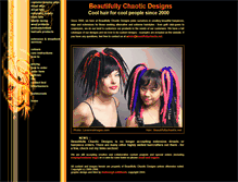Tablet Screenshot of beautifullychaotic.net